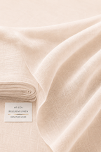 60 LEA | 100% Belgium Linen Fabric - Beige