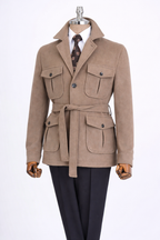 French Cuff Men's Vizon Cashmere 4-Pocket Jacket