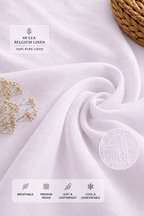 60 LEA | 100% Belgium Linen Fabric - Lavender