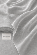 60 LEA | 100% Belgium Linen Fabric - Grey