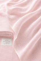 60 LEA | 100% Belgium Linen Fabric - Baby Pink