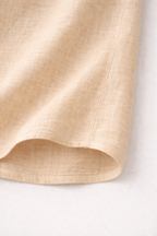 Full Sleeve Men's 100% Belgium Linen Beige Shirt | Summer Special