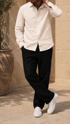 60 LEA | 100% Belgium Linen Fabric - Beige