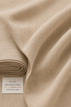 60 LEA | 100% Belgium Linen Fabric - Khaki