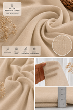 60 LEA | 100% Belgium Linen Fabric - Khaki