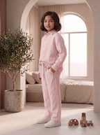 Kids Pink Linen Co-ord Set | Premium Summer Wear