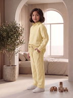 Kids Yellow Linen Co-ord Set | Premium Summer Wear