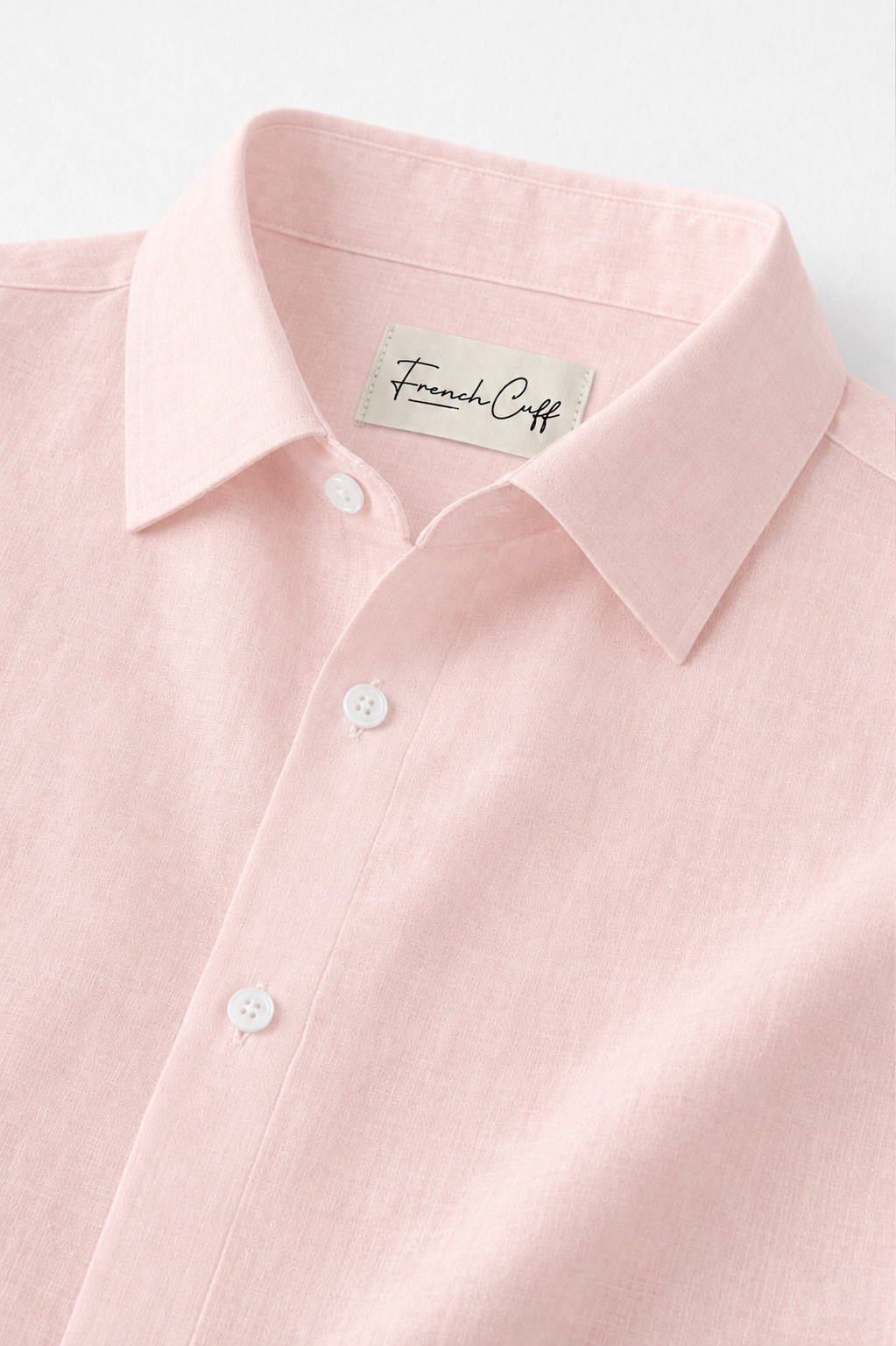 Full Sleeve Men's 100% Belgium Linen Powder Pink Shirt | Summer Special