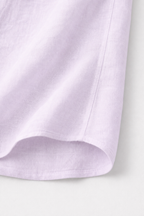 Full Sleeve Men's 100% Belgium Linen Lavender Shirt | Summer Special