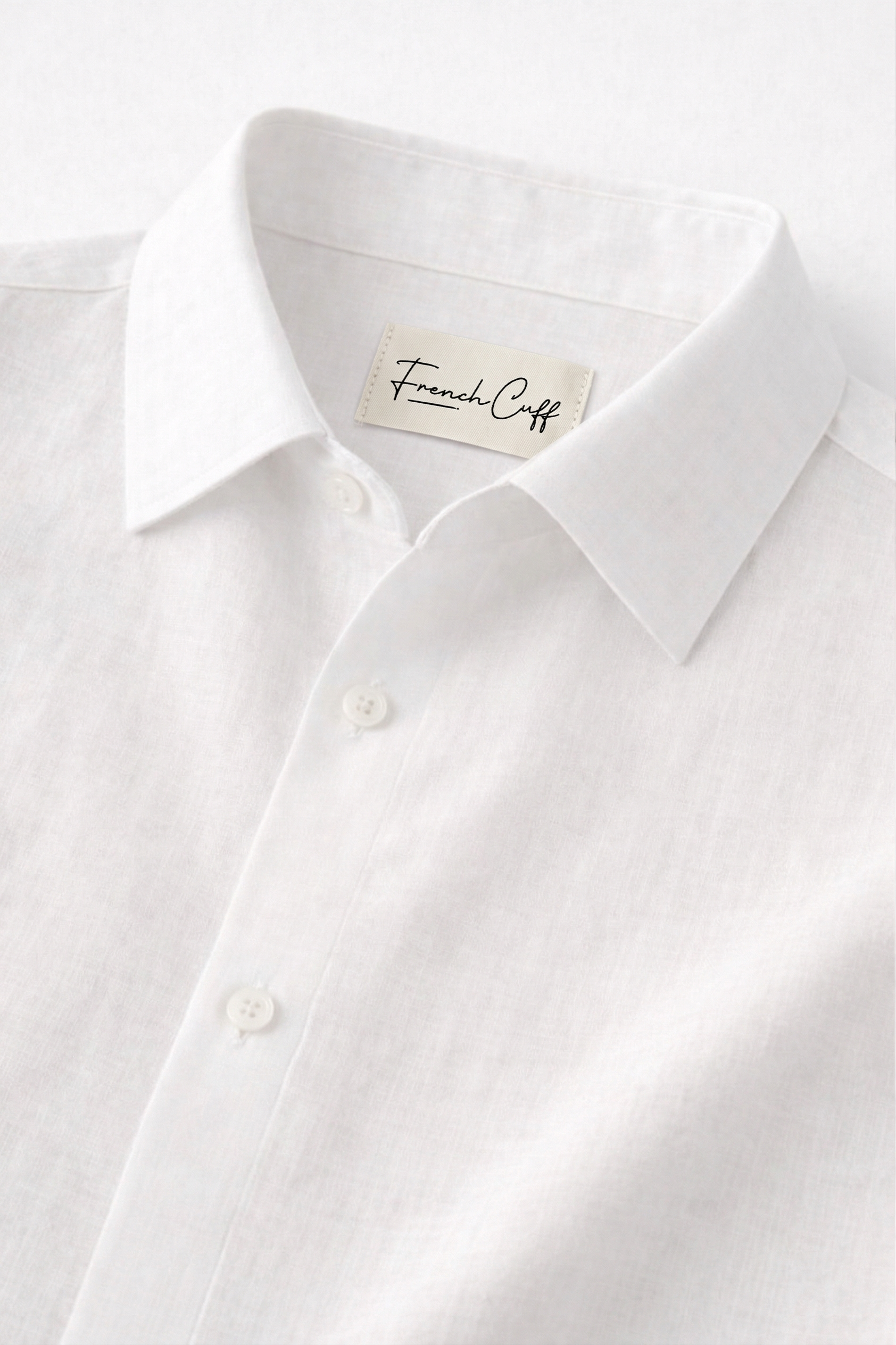 Full Sleeve Men's 100% Belgium Linen White Shirt | Summer Special
