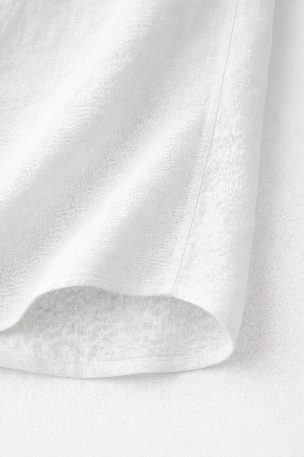 Full Sleeve Men's 100% Belgium Linen White Shirt | Summer Special