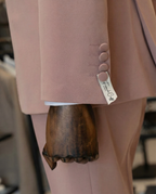 French Cuff Men's Rose Gold Double Breasted 2-Piece Suit
