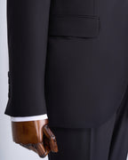 French Cuff Men's Stone Grey Single Buttoned 3-Piece Suit